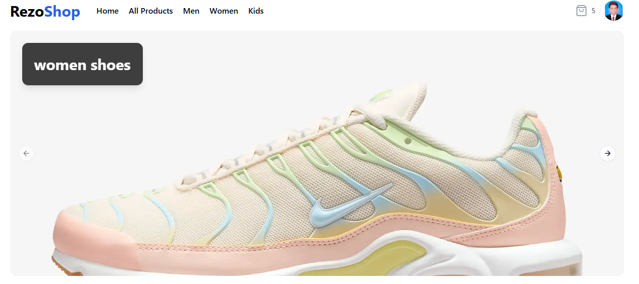 Reza Shop - E-Commerce Platform